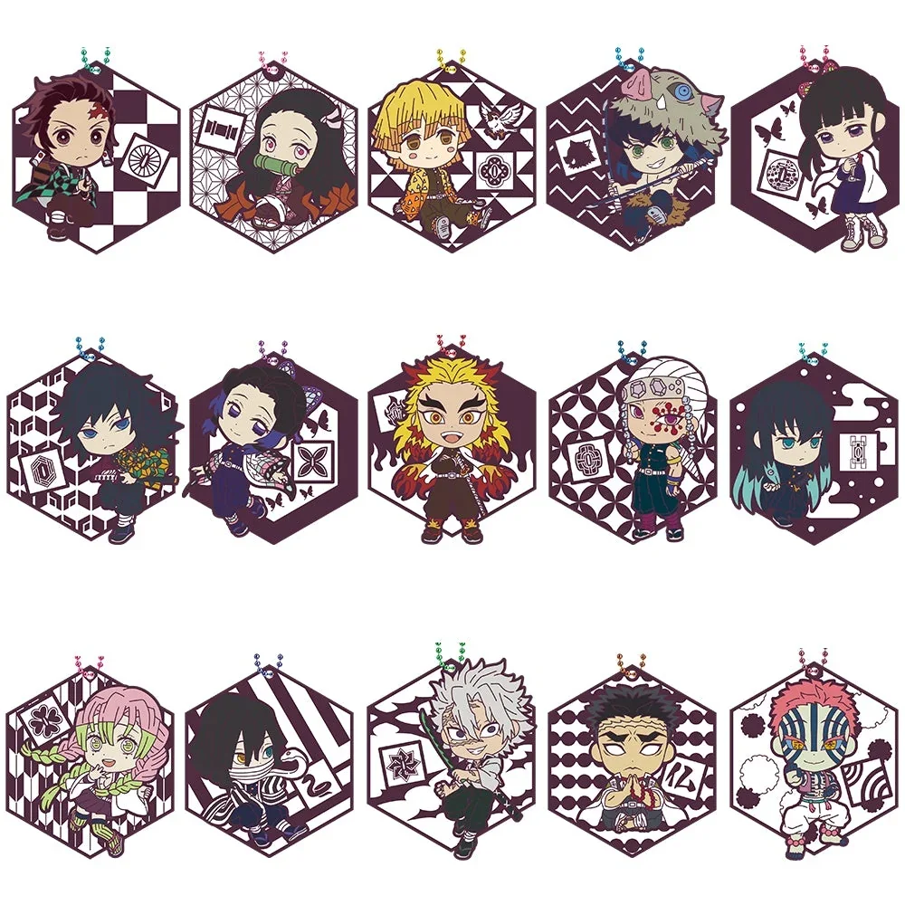 (2nd Set) Banpresto KUJI Demon Slayer: Kimetsu No Yaiba-Proceed With Unbreakable Heart And Sword- - J Prize Rubber Coaster